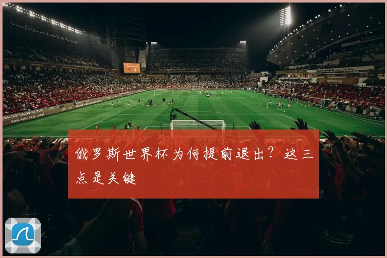 俄罗斯世界杯为何提前退出?这三点是关键